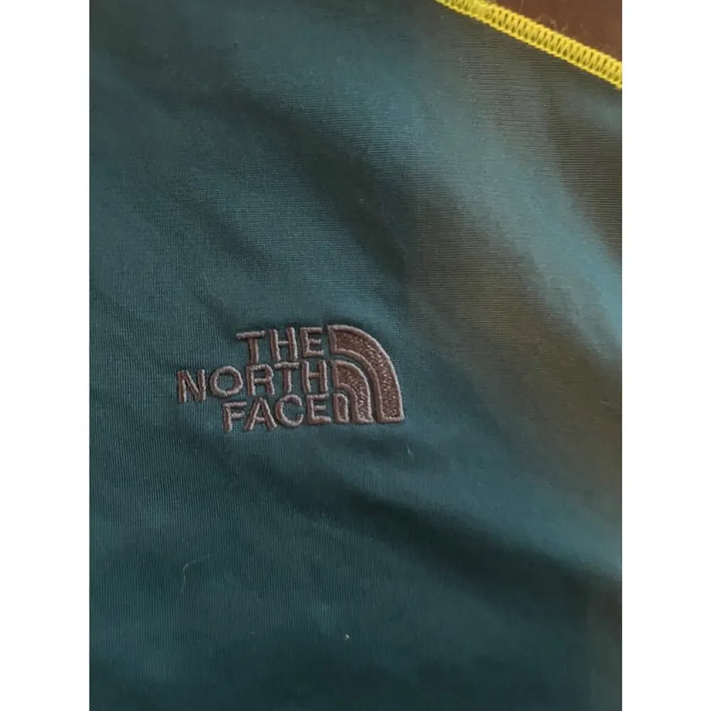 THE NORTH FACE Mountain Athletics Men's Large Track Jacket, Full Zip, Green/Blue